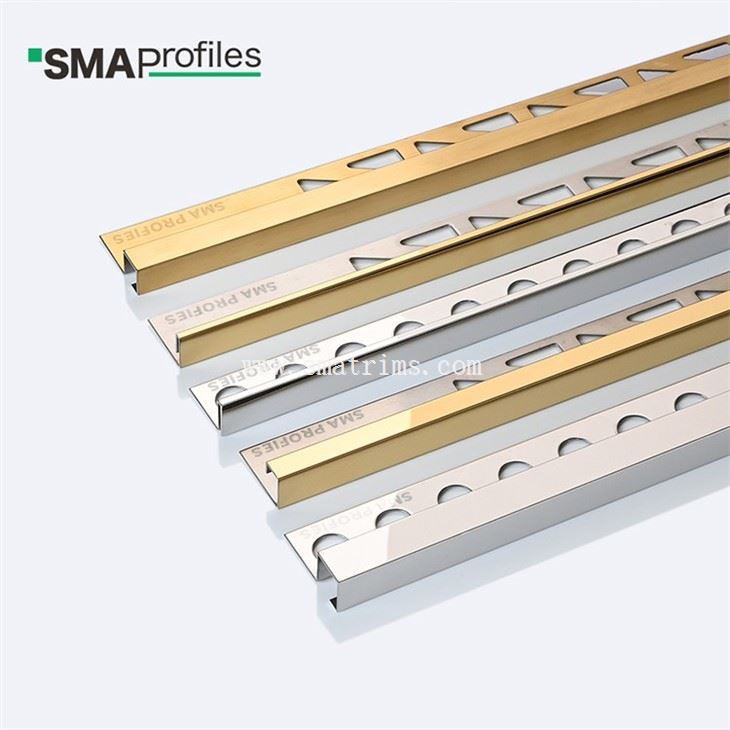 stainless steel square edge tile trim